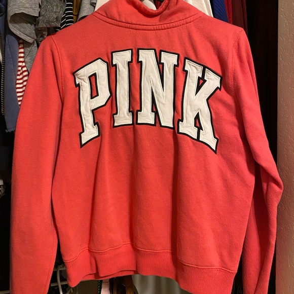 PINK crewneck half zip - Picture 3 of 3